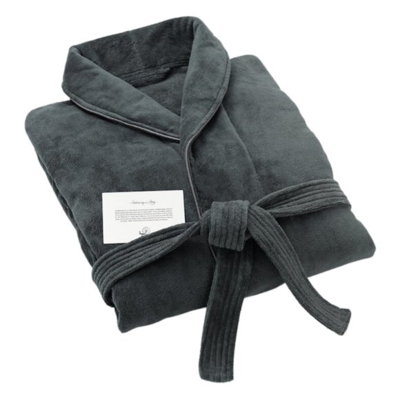 NWT Millstrand Co. Island Bath Collection Bathrobe-New England Dusk-Unisex Small - Picture 1 of 9